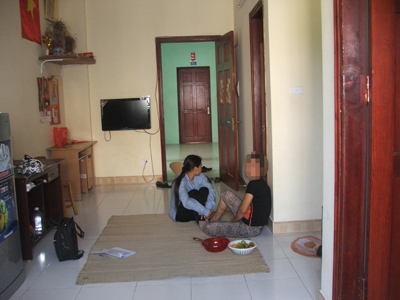 Bên trong một căn nhà xã hội tại Việt Hưng, Hà Nội Ảnh: minh tuấn
