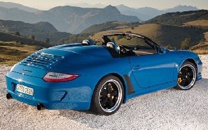 “Tia chớp xanh” Porsche 911 Speedster xuất hiện