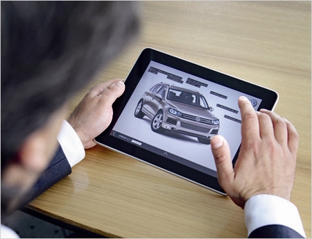 Ứng dụng Das của Volkswagen trên Apple iPad