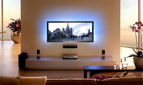 Platinum 58PFL9955 là mẫu HDTV 3D đầu tiên có tỷ lệ khung hình 21:9. Ảnh: Philips.