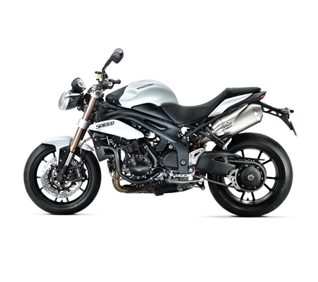 Ống xả Triumph Speed Triple được thiết kế khá cao