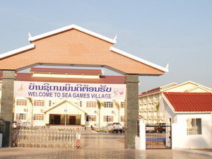 Làng vận động viên SEA Games tại Lào. - tinkinhte.com