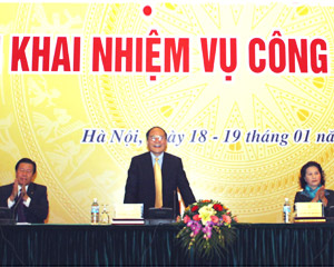 Phó Thủ tướng Nguyễn Sinh Hùng yêu cầu tạo ra sự chuyến biến về chất đối với công tác dạy nghề. - tinkinhte.com