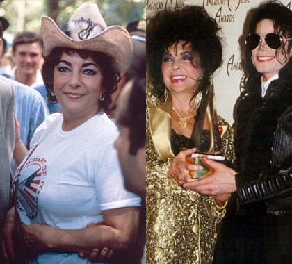 Liz năm 50 tuổi và là bạn thân thiết với Michael Jackson