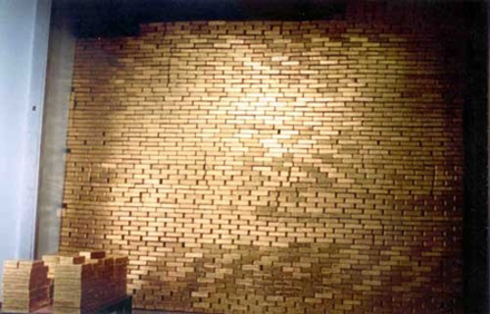 Bức tường vàng trong kho của FED.